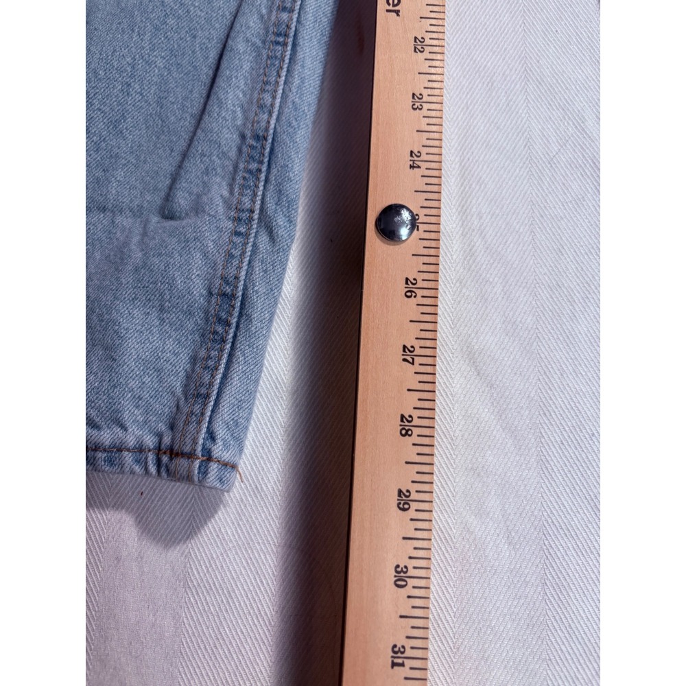 Empyre Relaxed Fit Jeans Size 32 light blue Wash Skater Streetwear Baggy Denim - Picture 11 of 16